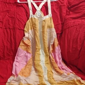 Colorful Strappy Maxi Dress
